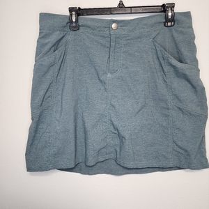 MARMOT blue Nylon Skort Lightweight Pockets Outdoors Athleisure Women's Size 10